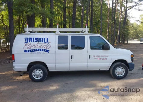 2014 Ford E-250 Commercial z USA, uszkodzony, nr VIN 1FTNE2EL9EDA45332